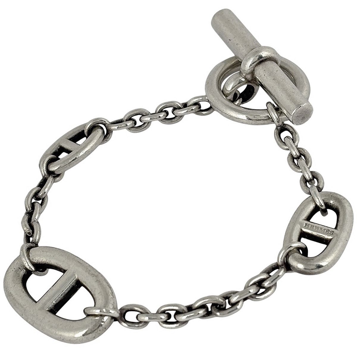 エルメス HERMES ファランドール マルチ ブレスレット シェーヌダンクル シルバー925 シルバー レディース 【中古】 81,400円