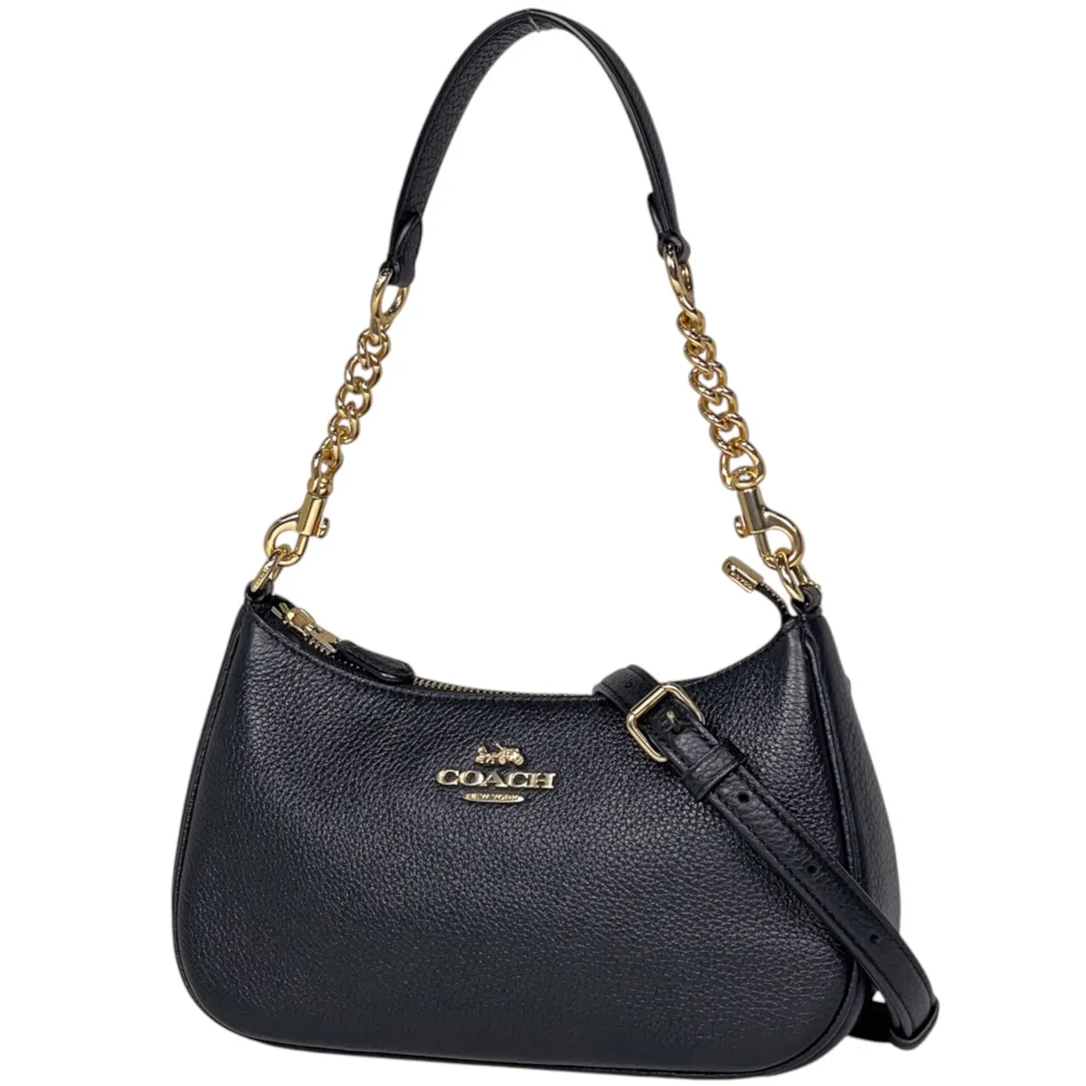 コーチ COACH ショルダーバッグ テリ 2WAY レザー ブラック CA209 