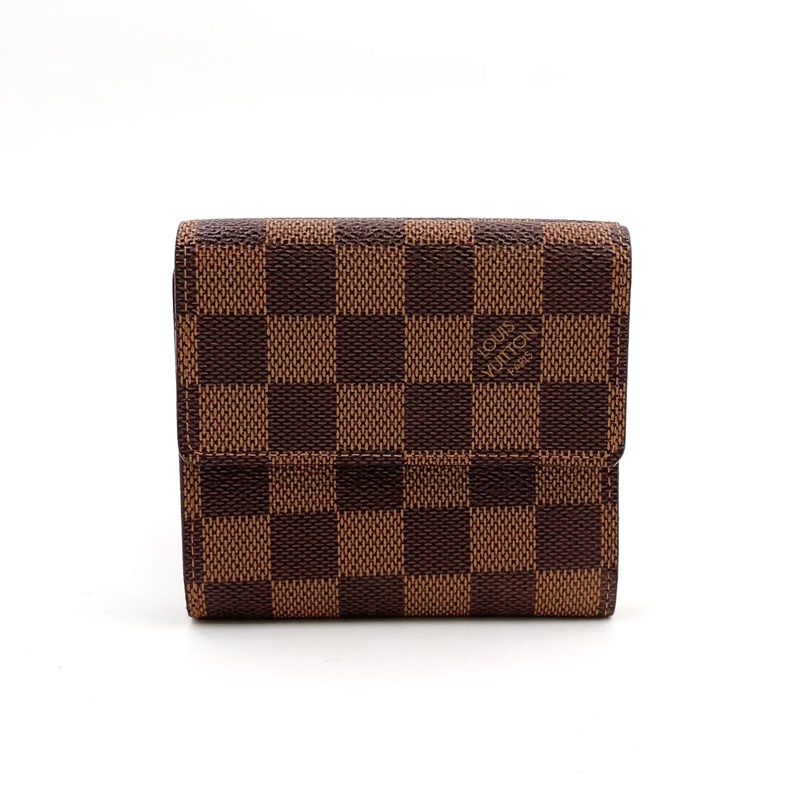 新着】LOUIS VUITTON ポルトフォイユ エリーズ ダミエエベヌ