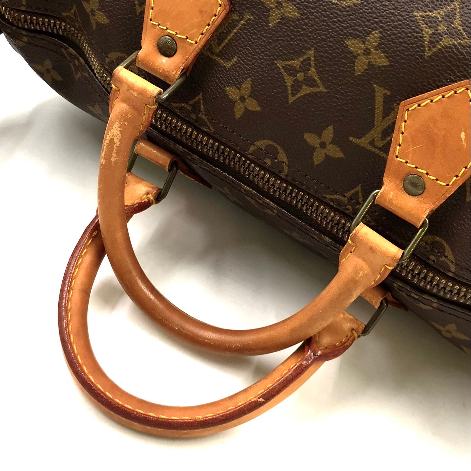 新着】LOUIS VUITTON スピーディ35 モノグラム モノグラム レザー、PVC