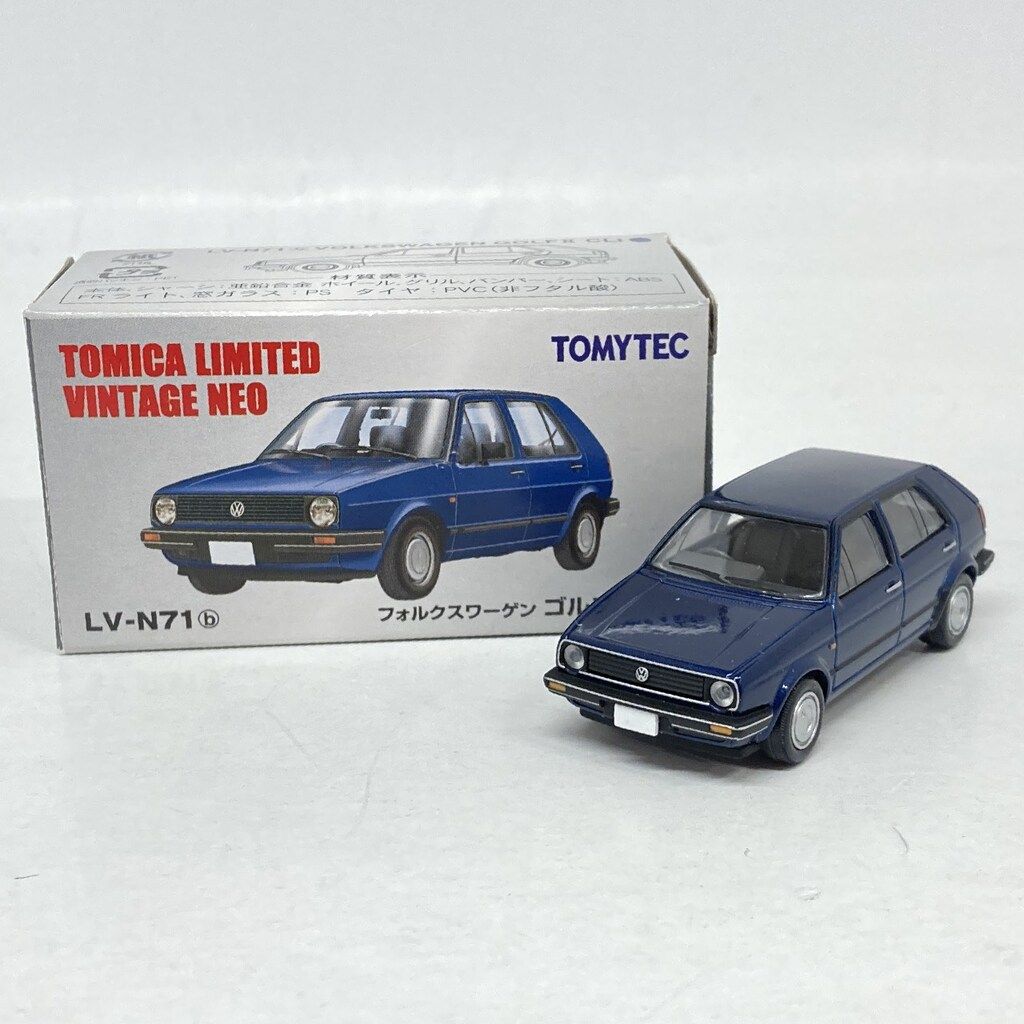 トミーテック TOMICA LIMITED VINTAGE NEO フォルクスワーゲン ゴルフII CLi(紺) LV-N71b