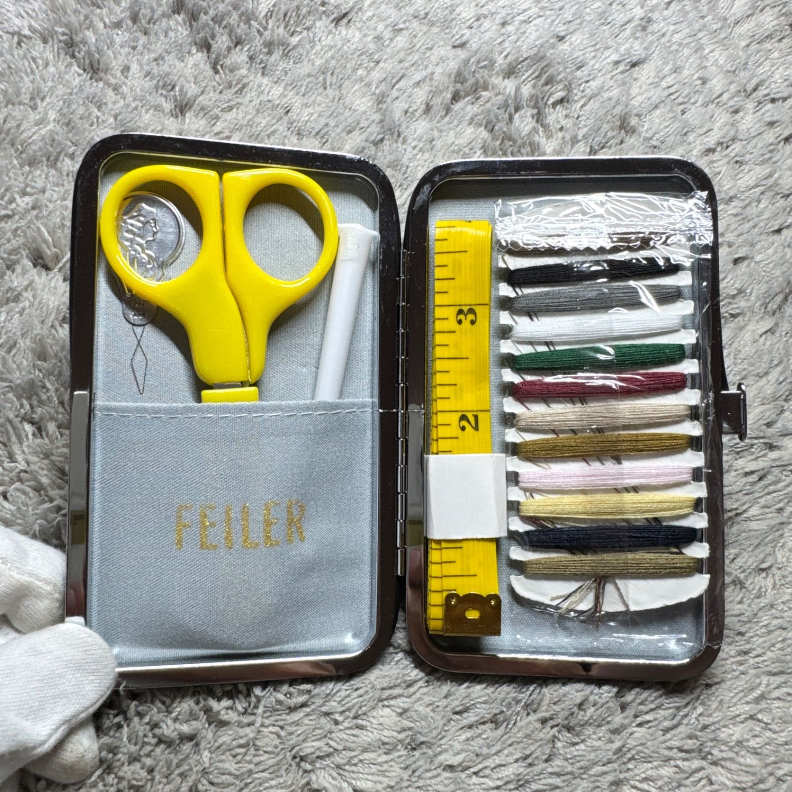 未使用】FEILER フェイラー ソーイングセット 裁縫セット - メルカリ 未使用】FEILER フェイラー ソーイングセット 裁縫セット - メルカリ