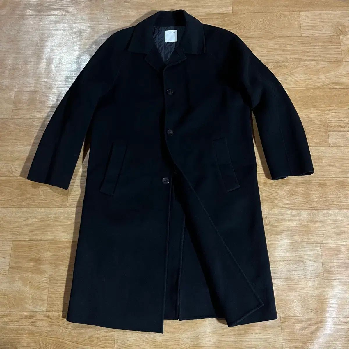 105 SANDRO ハンドメイド カシミア コート