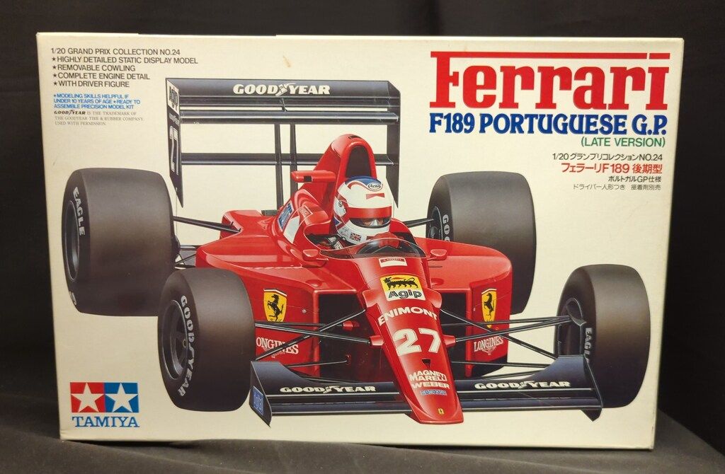 タミヤ 1/20グランプリコレクション フェラーリF189後期型 ポルトガル