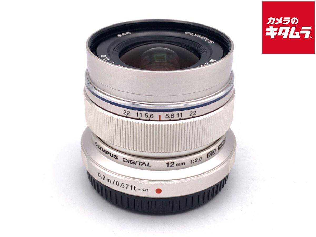 【中古】 【良品】 オリンパス M.ZUIKO DIGITAL ED 12mm F2.0 シルバー