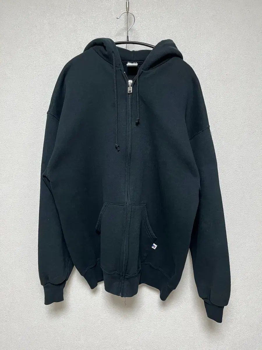 russell athletic hoodie zip ブラック
