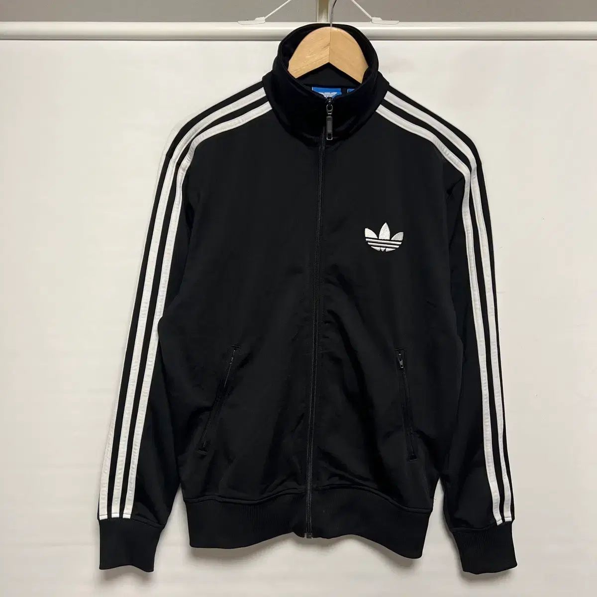 正規品/90 アディダス 旧ファイヤーバード ブラック トラックジャージ