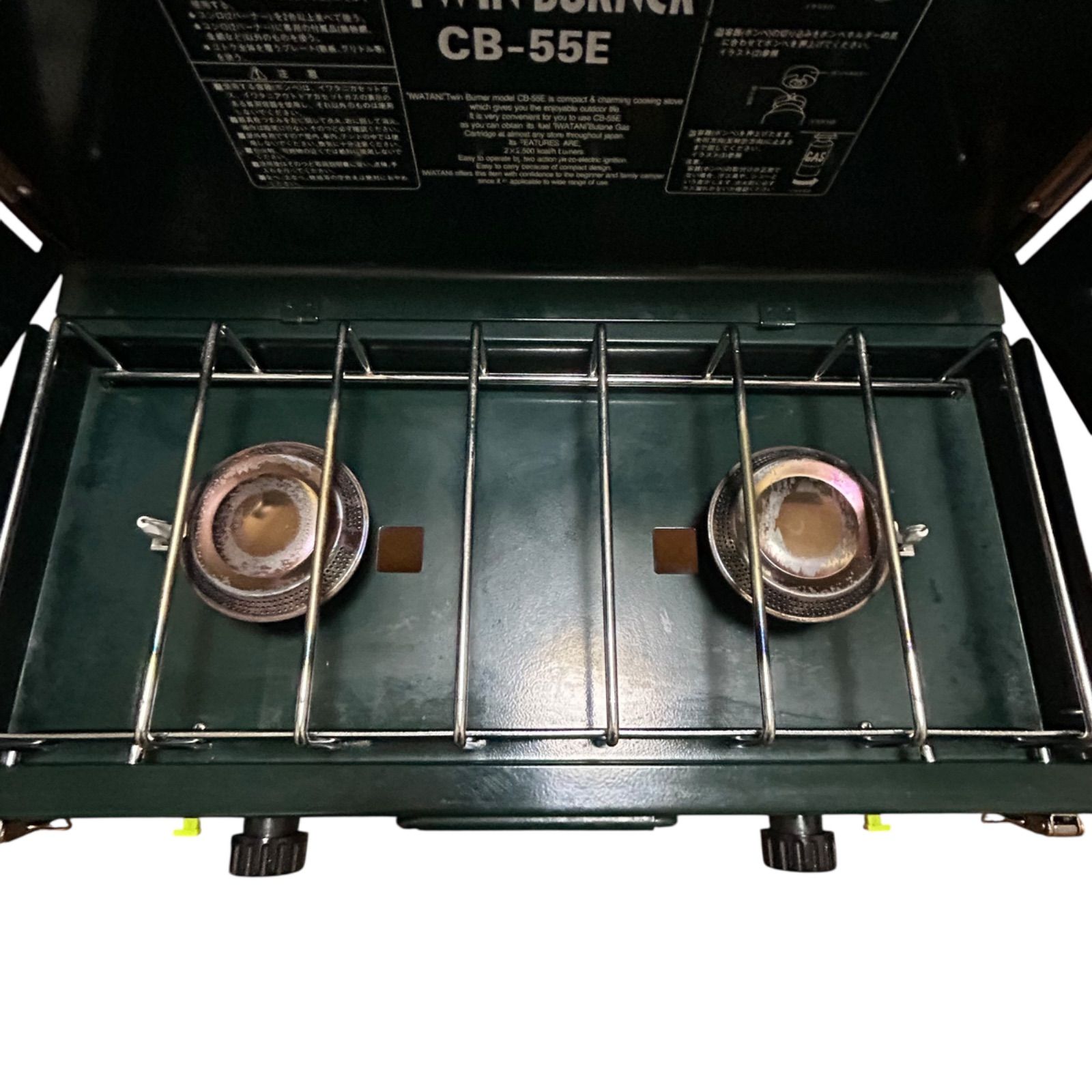 イワタニ Iwatani ツインバーナー CB-55E カセットコンロ 動作確認済み