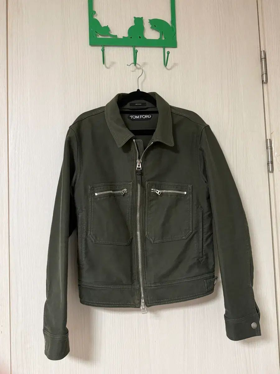 トムフォード コットン ブラッシュド トラッカー ジャケット 142,884円