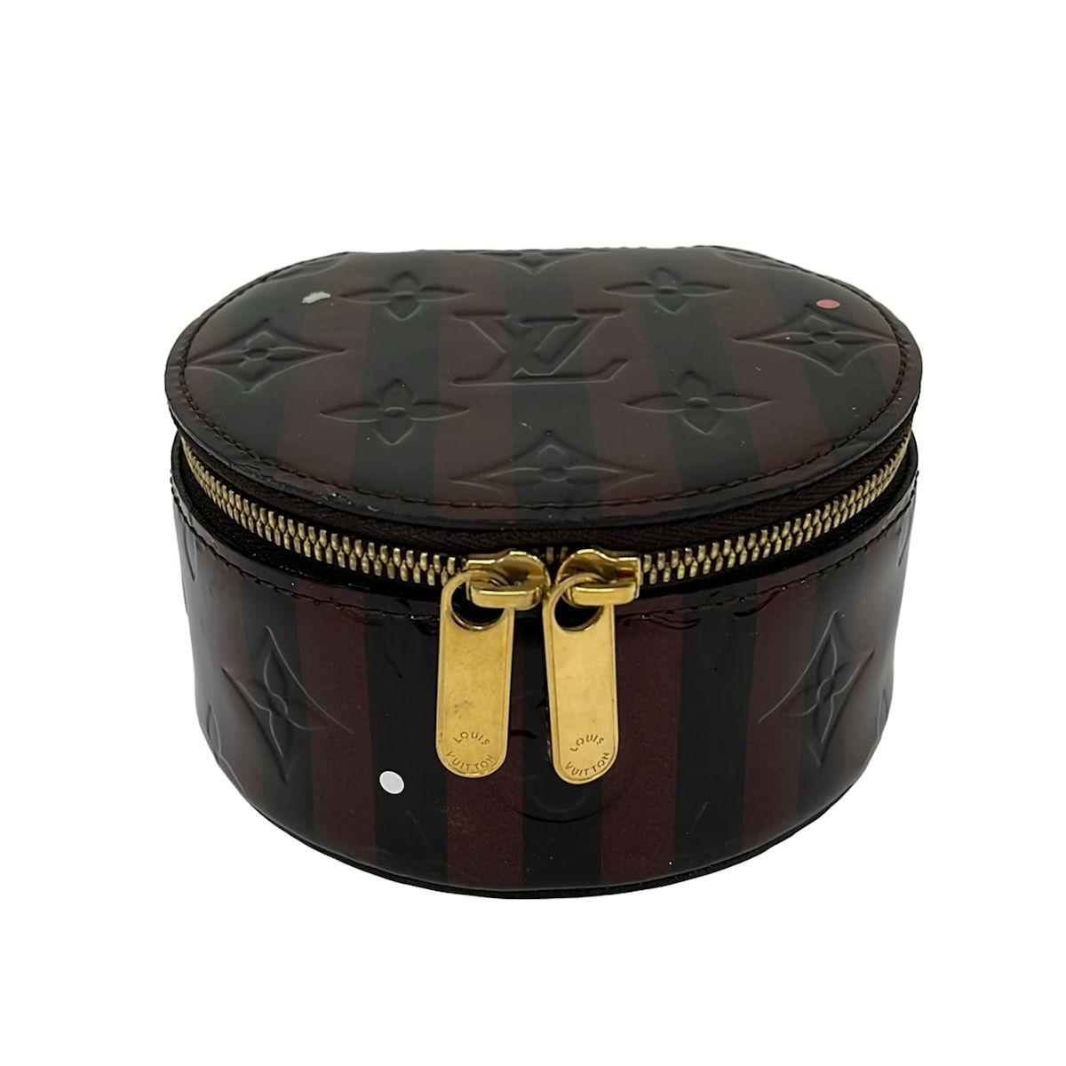 LOUIS VUITTON(ルイヴィトン) 小物入れ モノグラム・ヴェルニレイユール ポシェットビジューGM M91712 アマラント レザー