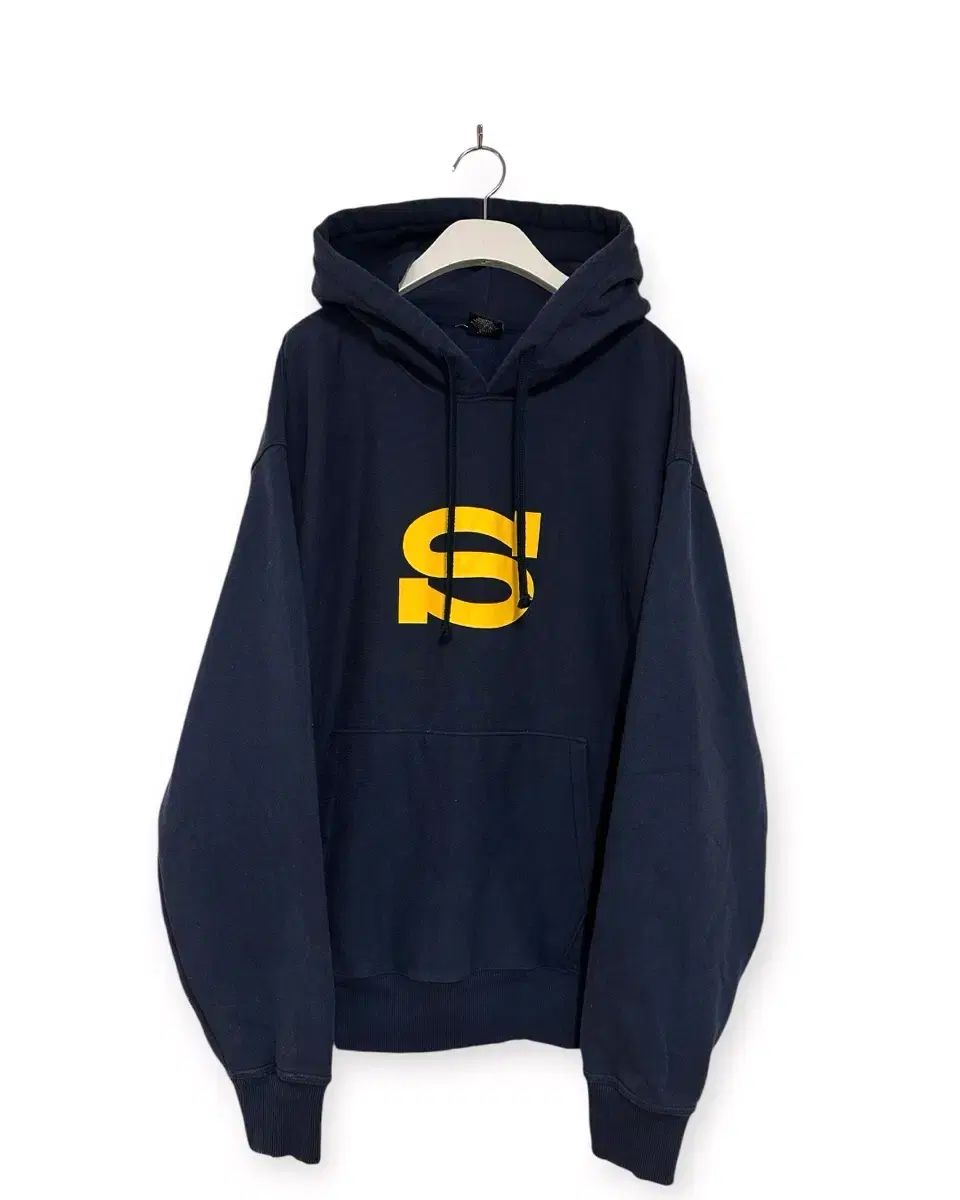 STUSSY Sロゴ ネイビー フーディー