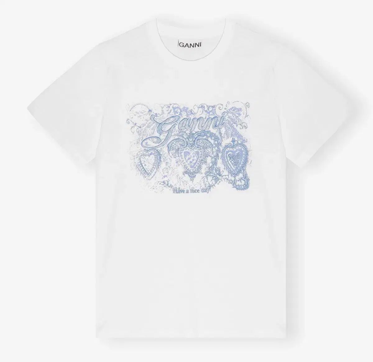 GANNI TATTOO レイ 半袖 Tシャツ 半袖T - xs