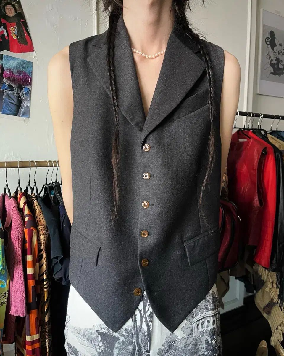 00s Vivienne Westwood ヴィヴィアン・ウエストウッド マン Classic フォーマル ヴィンテージ ベスト ジャケット