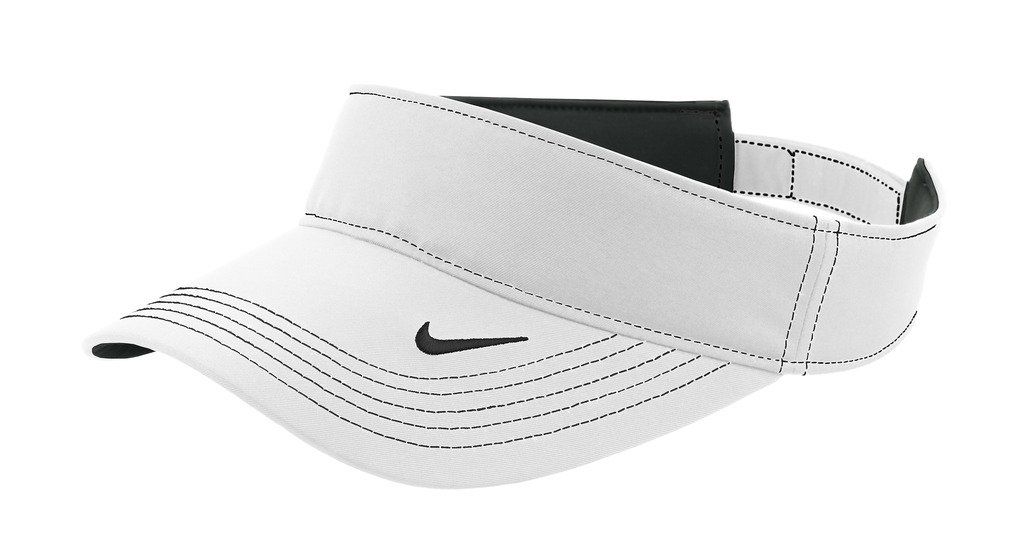 Nike Golf 429466 Adult's Dri-FIT Swoosh Visor White One Size…