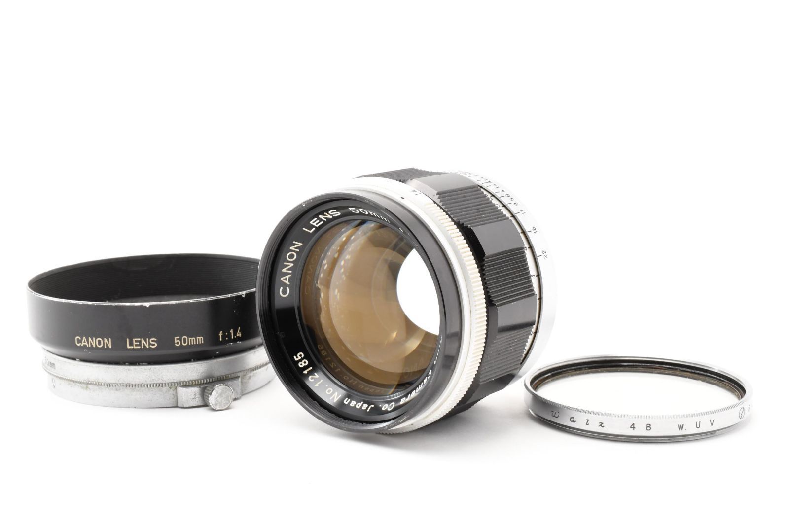 【返品保証】並品｜Canon Lens キヤノン 50mm F1.4 初期型 #C260705-22 19,485円