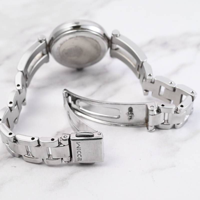 稼働品 CITIZEN シチズン wicca ウィッカ レディース 腕時計 エコ 