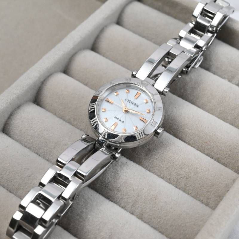 稼働品 CITIZEN シチズン wicca ウィッカ レディース 腕時計 エコ 