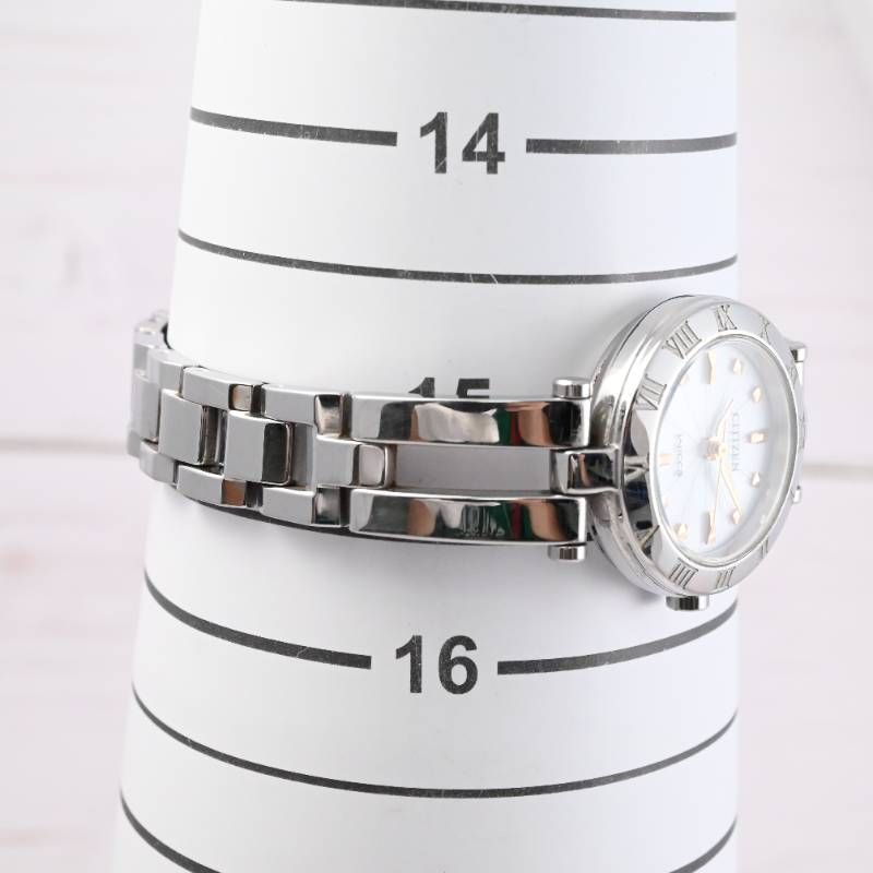 稼働品 CITIZEN シチズン wicca ウィッカ レディース 腕時計 エコ 