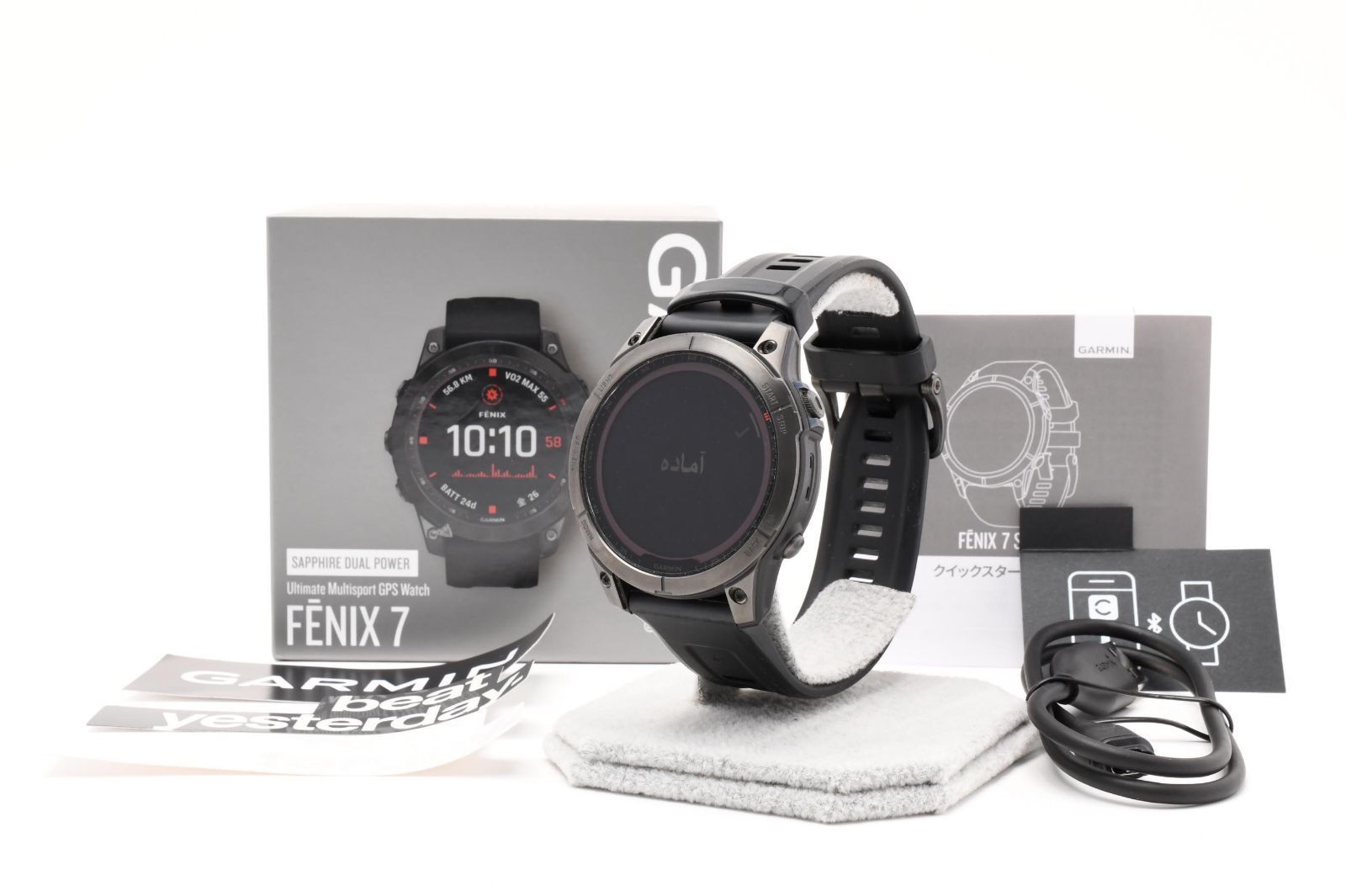 【返品保証】良品｜Garmin ガーミン FENIX 7 スマートウォッチ #C260711-05