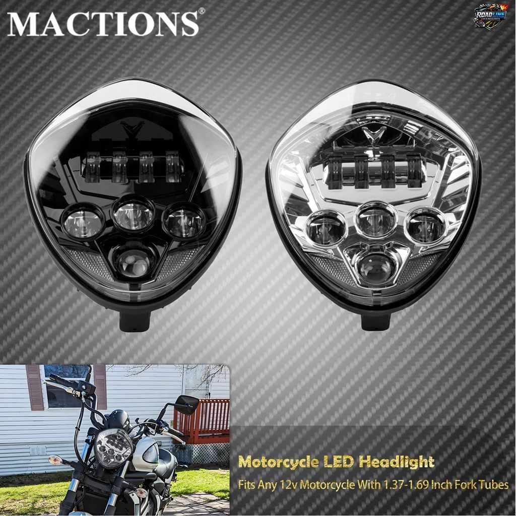 オートバイ用LEDフロントヘッドライト、ハイ/ロービームライトランプ、ユニバーサルヘッドランプ、ハーレーツーリング、ダイナ、ソフテイル