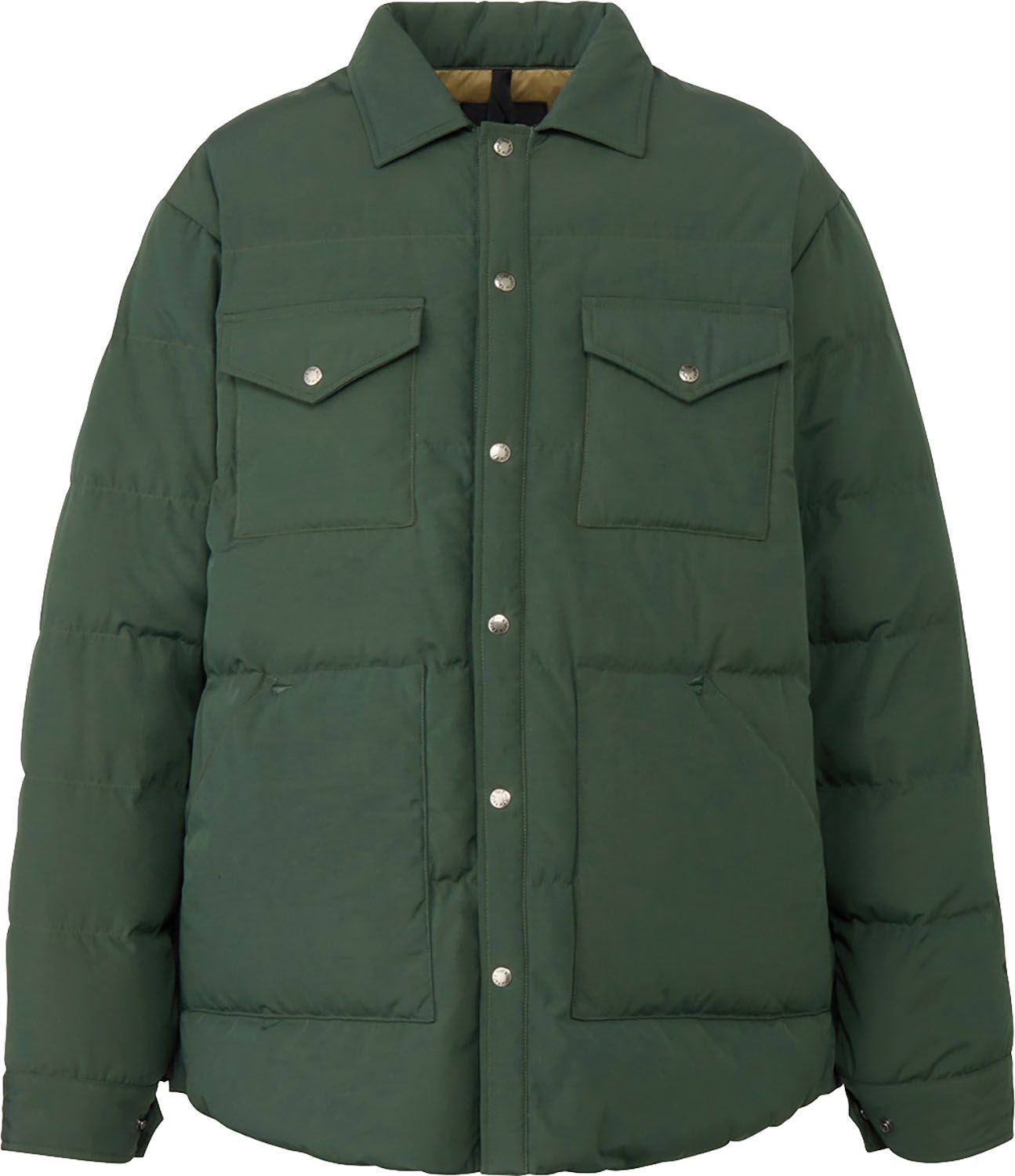 ザ・ノース・フェイス THE NORTH FACE アウトドア スタッフドシャツ メンズ ダウン アウター ジャケット 上着 軽量 撥水 秋冬 防寒着 コットンライク 普段使い キャンプ 登山 ハイキング 胸ポケット ND92532 AL アルパイン