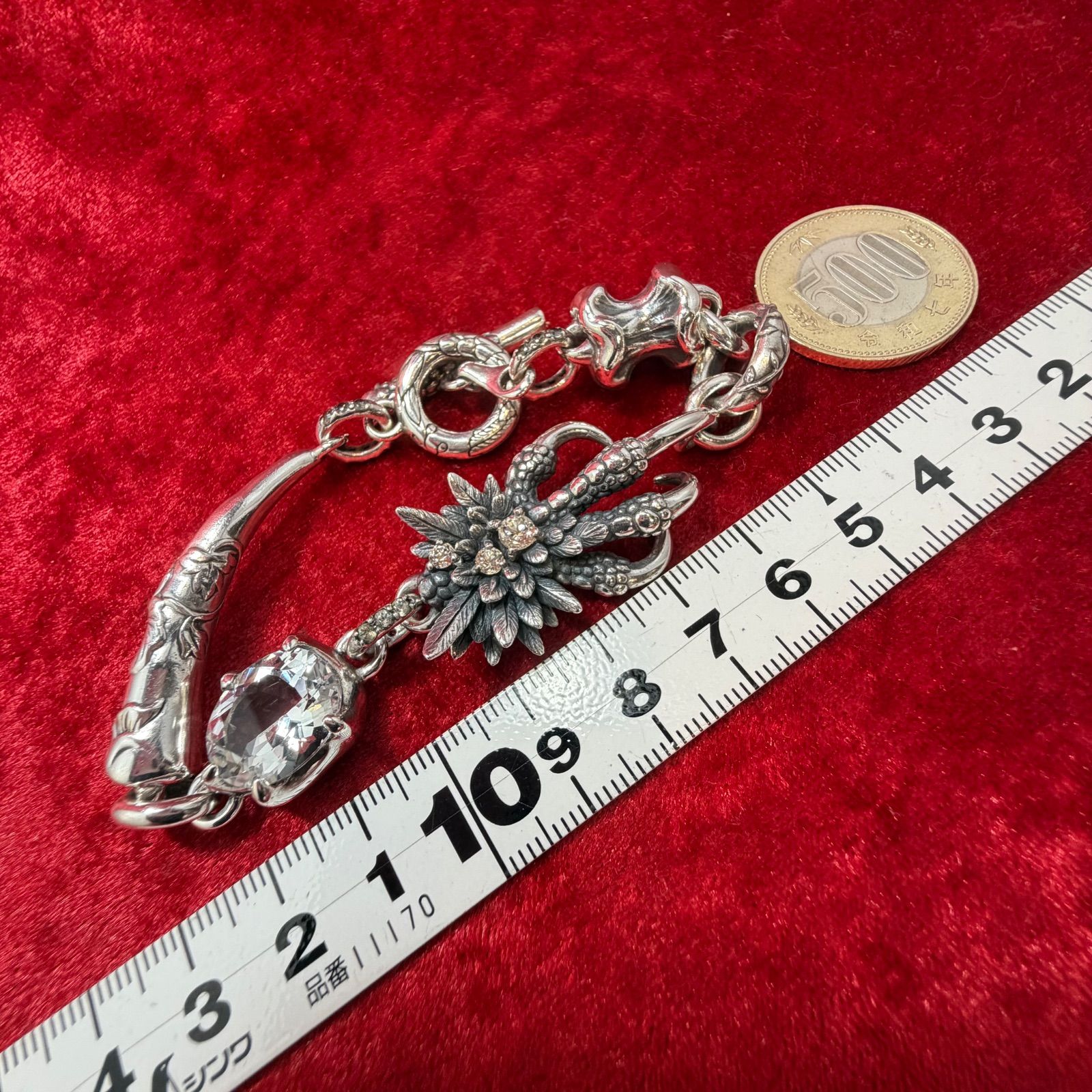 美品 ナイトレイヴン ブレスレット 63.8g ブラッディマリー/Bloody