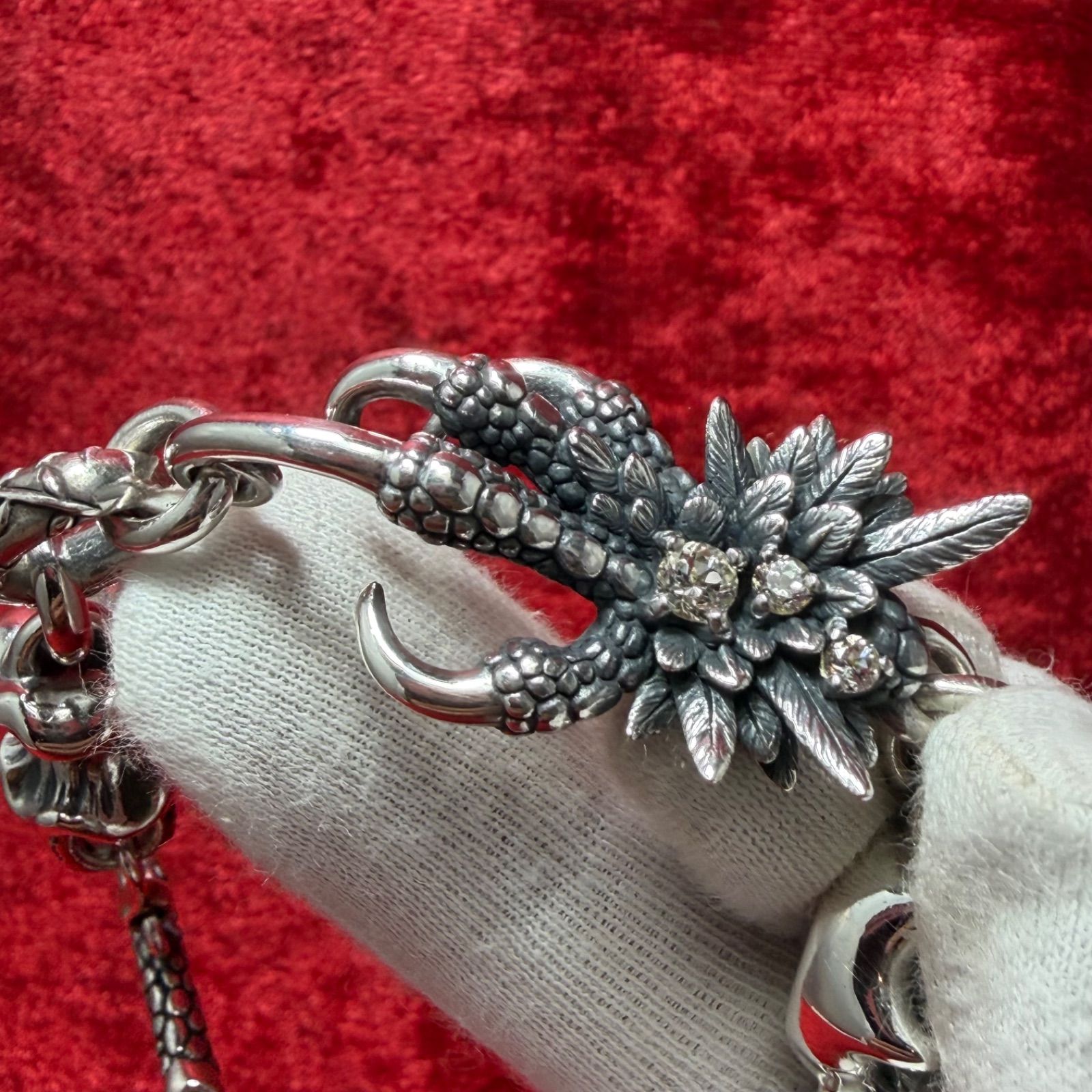 美品 ナイトレイヴン ブレスレット 63.8g ブラッディマリー/Bloody