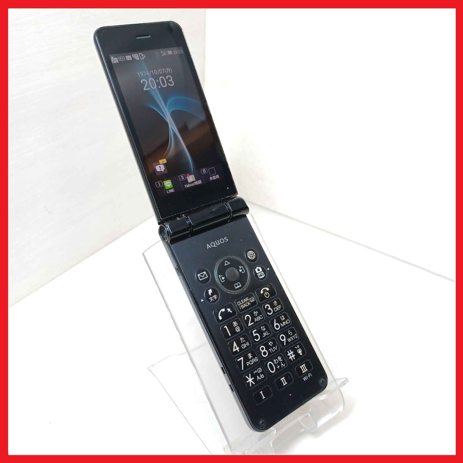4G携帯】Y!mobile 602SH AQUOS ケータイ2 - メルカリ