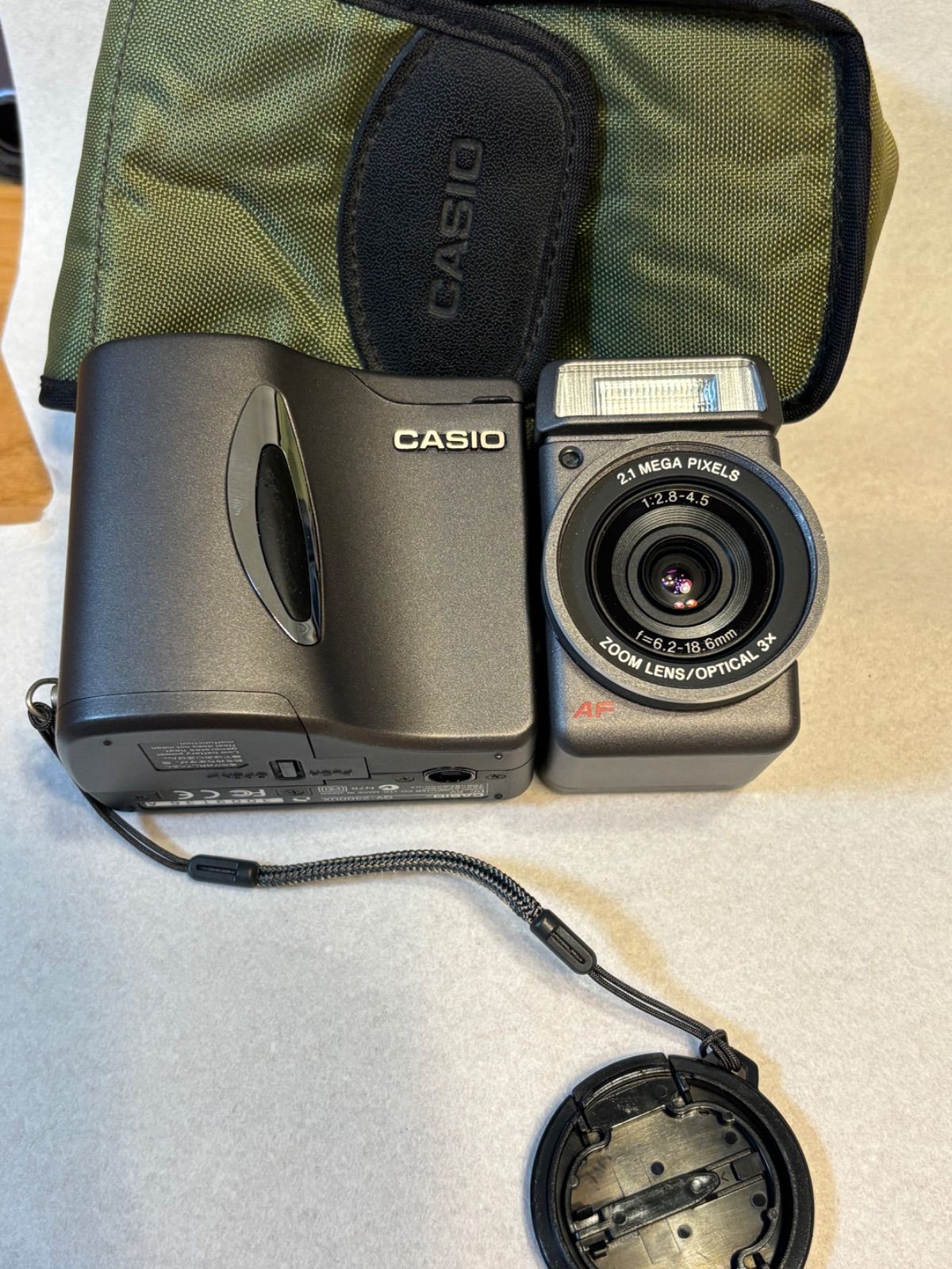 CASIO QV-2300UX オールドデジカメ ケース付き 動作未確認 - メルカリ