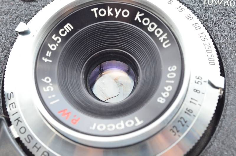 動作品】TOPCON HORSEMAN PRESS 6×9 P.W 65mm 6.5cm F5.6 Tokyo Kogaku