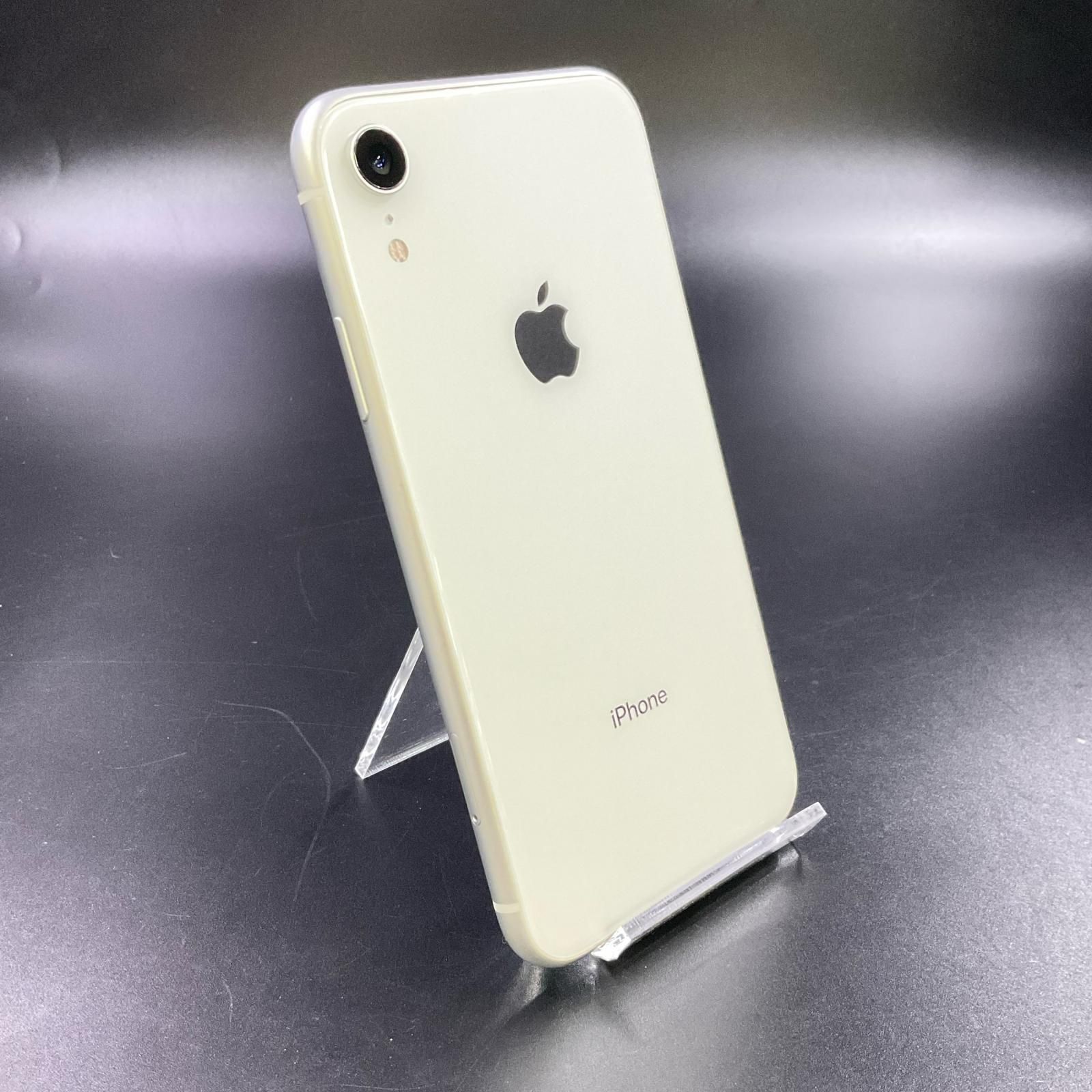 iPhone XR 256GB ホワイト SIMフリー 美品 - メルカリ