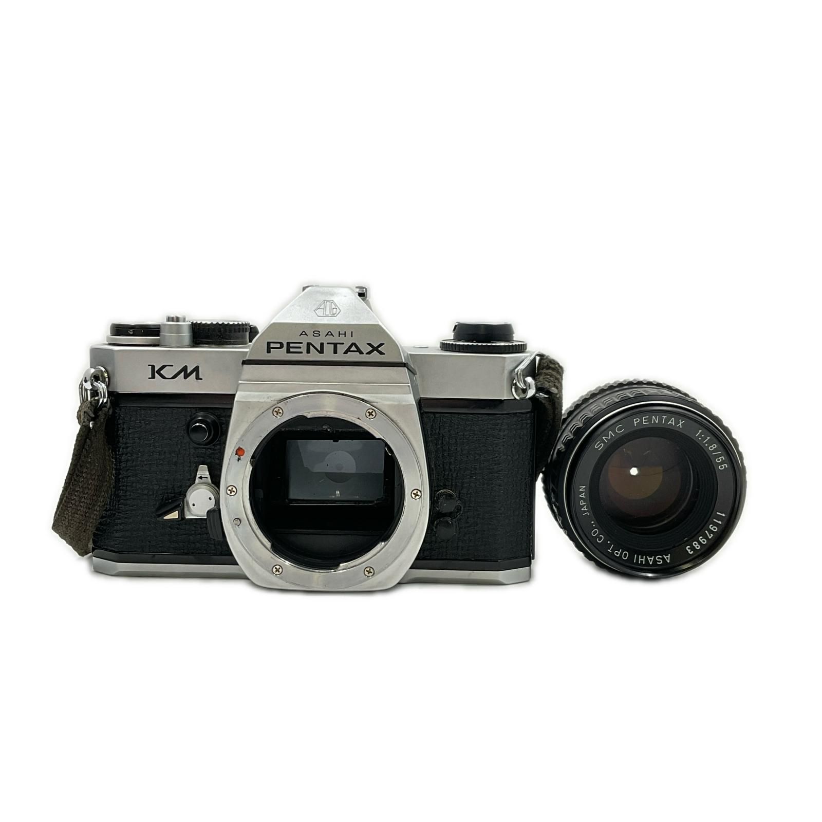 最速発送】PENTAX KM ブラックペイント SMC PENTAX 55mm f1.8【難有