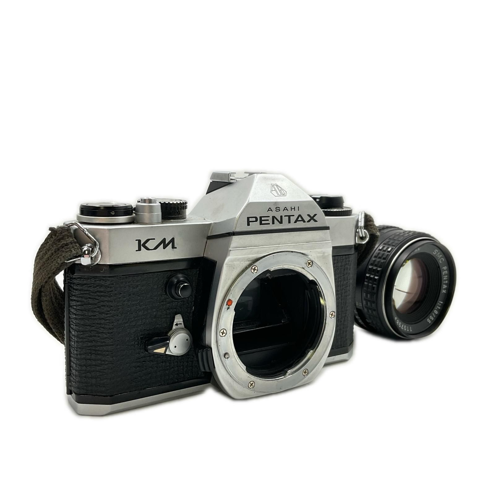 最速発送】PENTAX KM ブラックペイント SMC PENTAX 55mm f1.8【難有