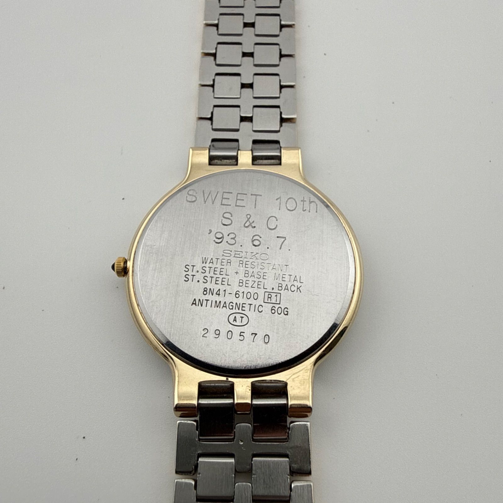 SEIKO 8N41-6100 セイコー DOLCE ドルチェ メンズ 腕時計 ジャンク 不