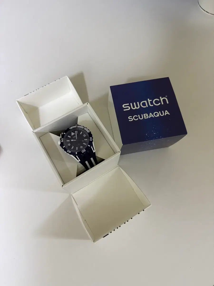 スウォッチ SWATCH ワスプ 44mm クォーツ ブルー 17,403円