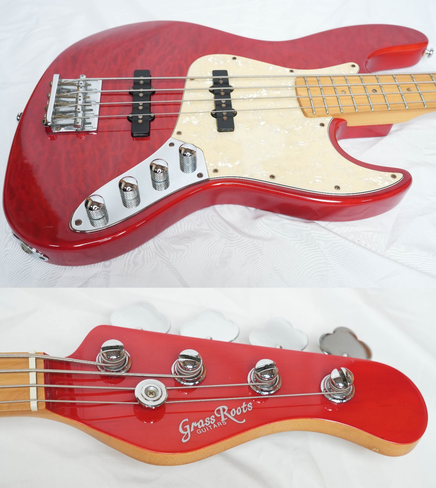 ☆Grass Roots by ESP G-T-68BZ シースルーレッド 2008年製 ラルクエン