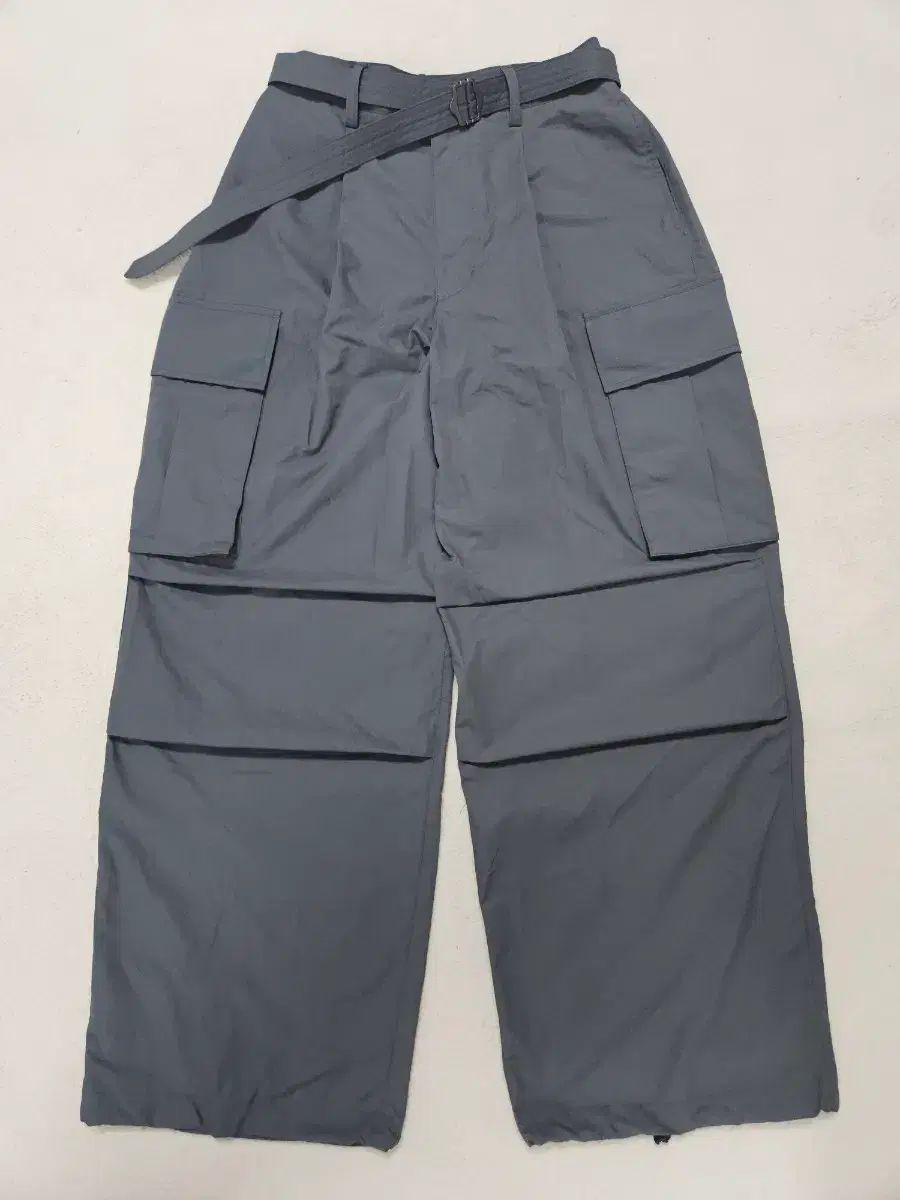 ANOTHER OFFICE アナザーオフィス パラシュート ベルト付き ナイロン パンツ