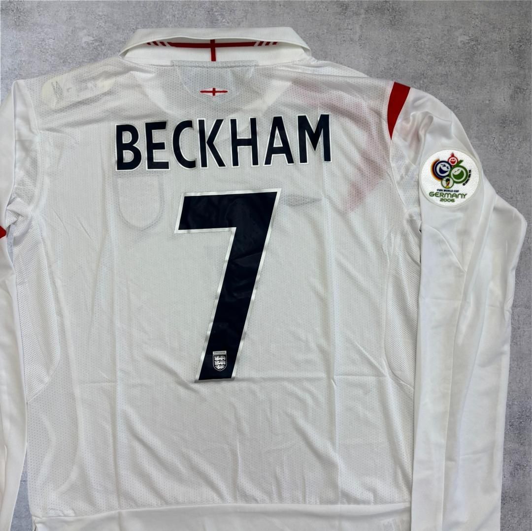 イングランド代表 ベッカム 7 長袖 ユニフォーム サッカー L XL