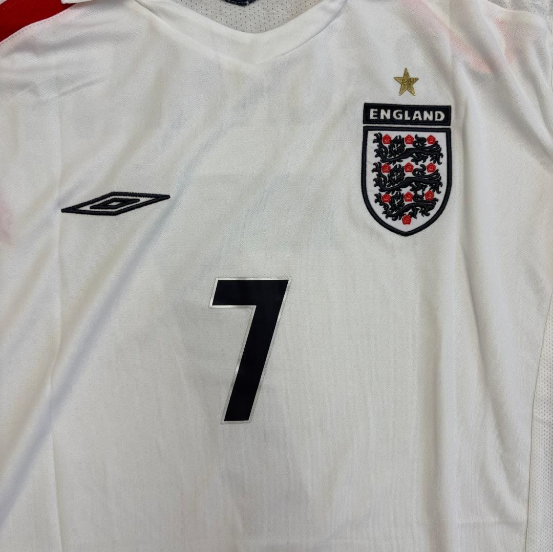 イングランド代表 ベッカム 7 長袖 ユニフォーム サッカー L XL