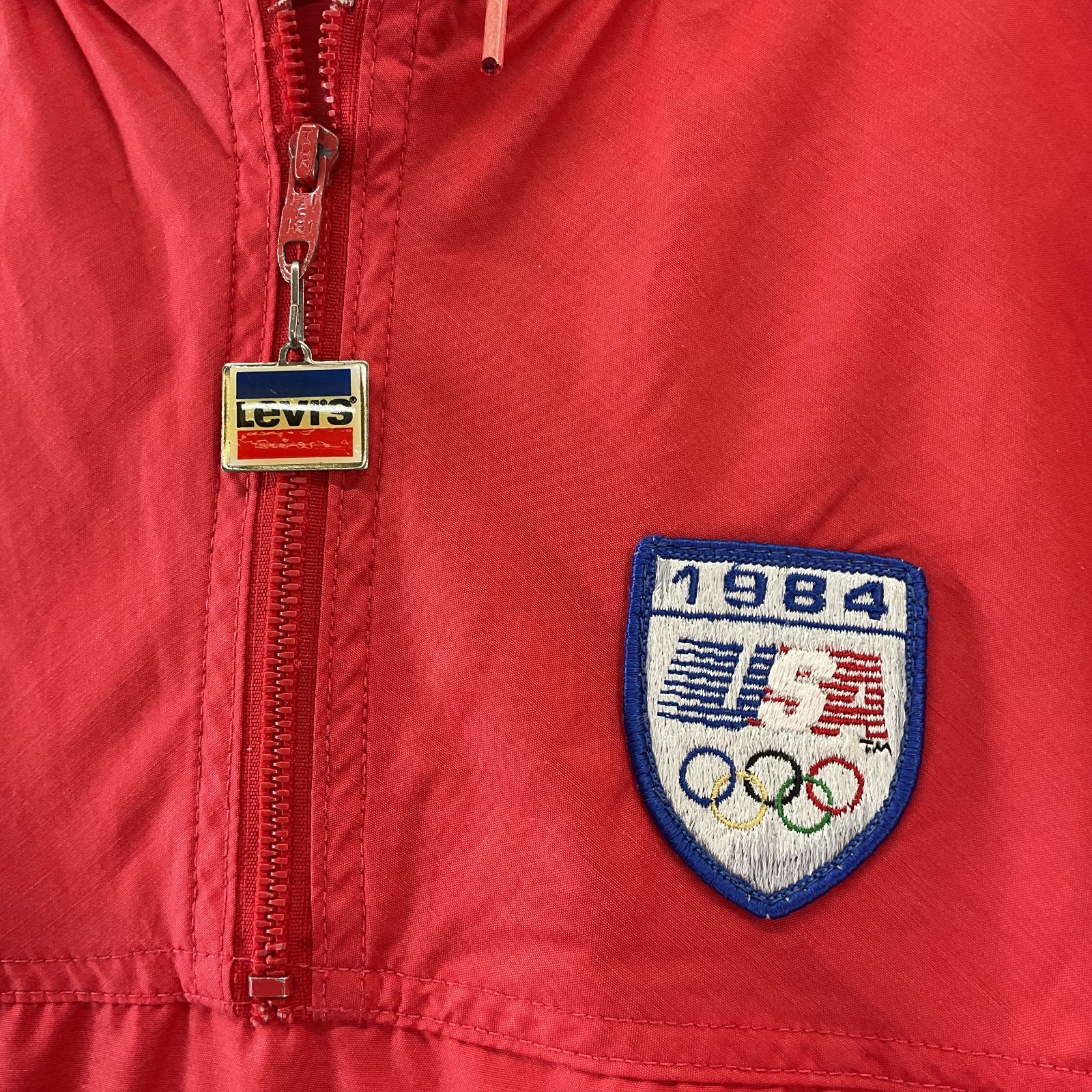リーバイス　オリンピック　パーカー Levi's／リーバイス 80s ロサンゼルスオリンピックアノラックパーカー