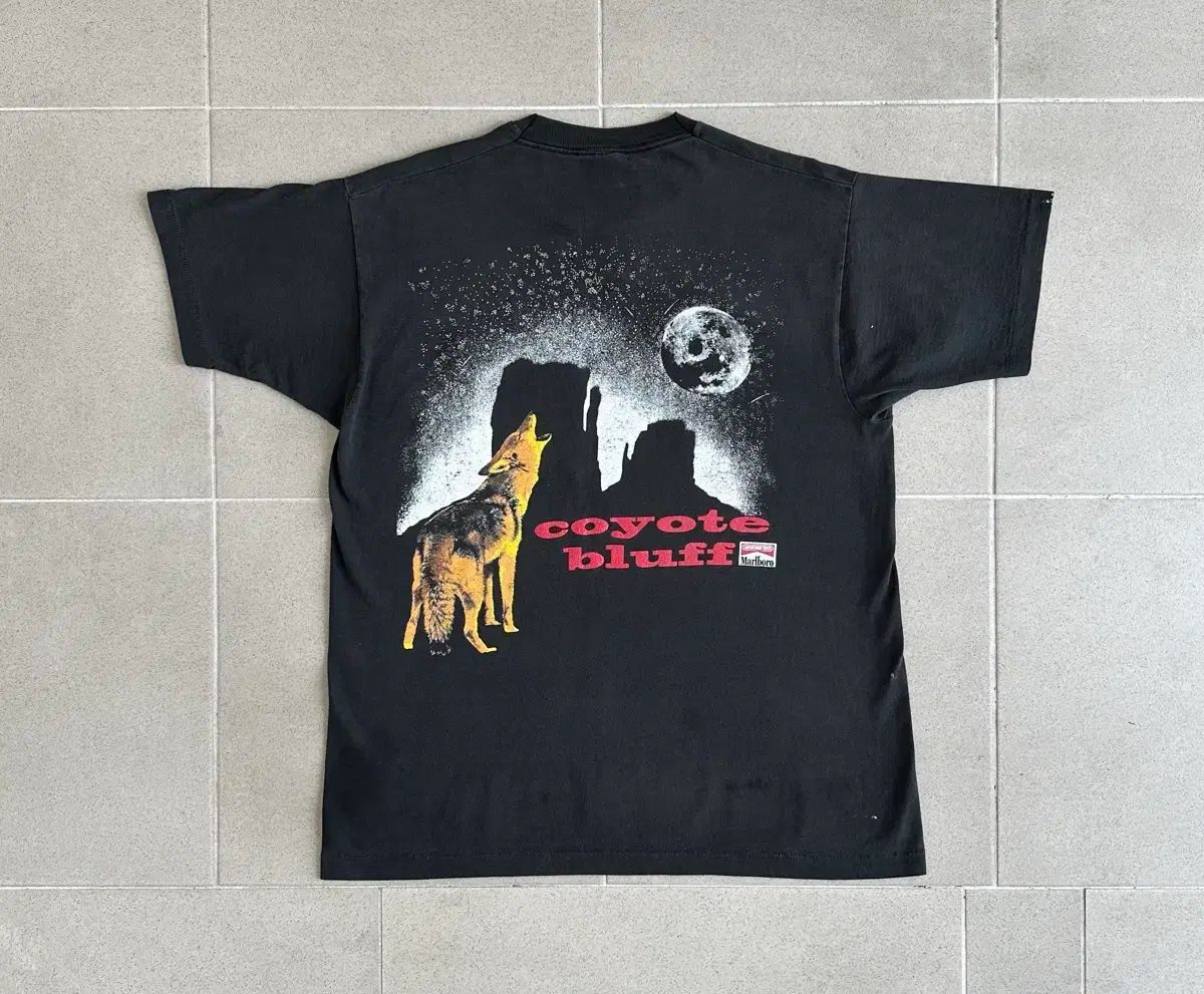 90s ヴィンテージ マルボロ コヨーテ Tシャツ XL ペインティング