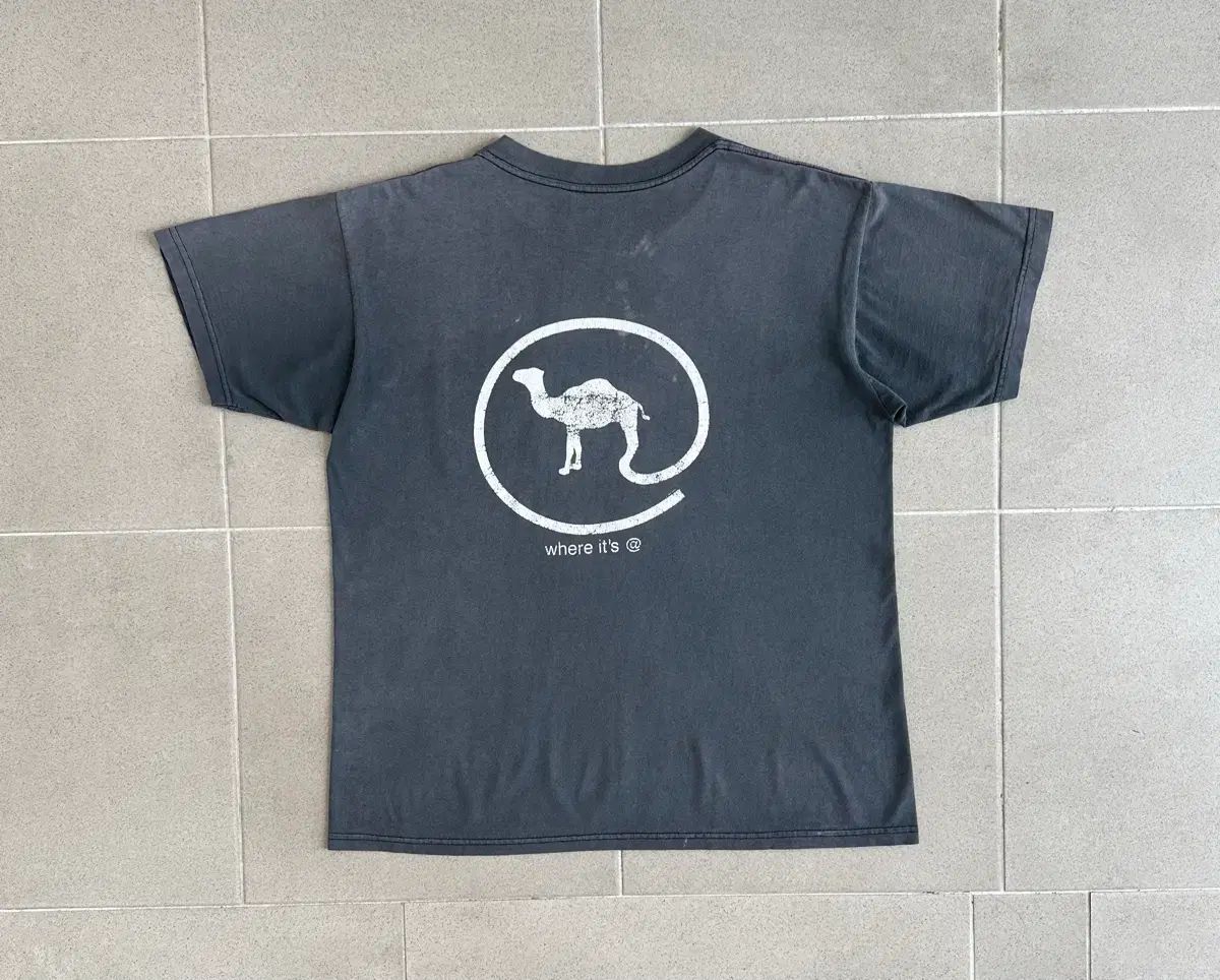90s ヴィンテージ キャメル シガレット Tシャツ XL ディストレスド 11,830円