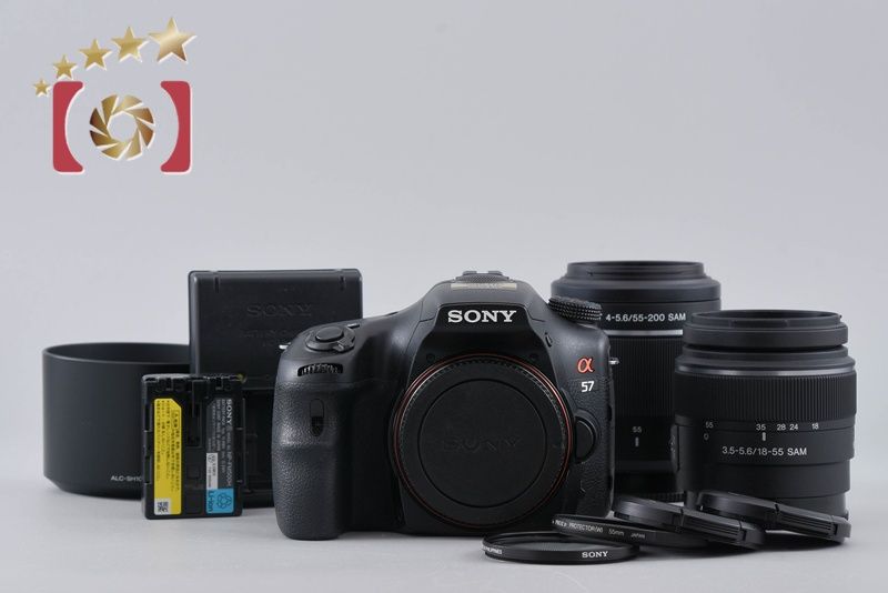 中古】SONY ソニー α57 SLT-A57 ダブルズームレンズキット - メルカリ