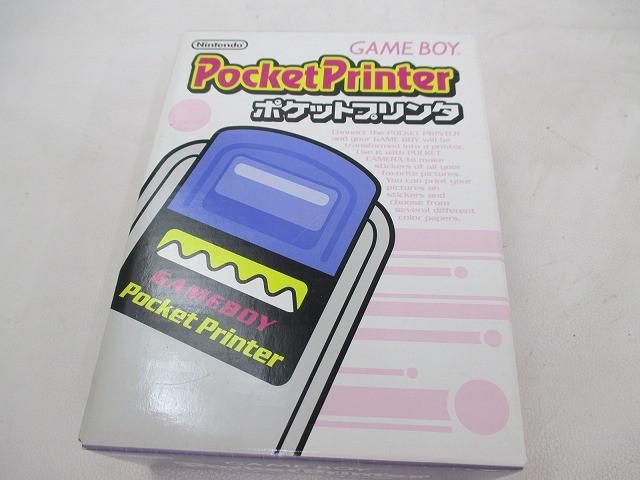 中古品 ゲーム ゲームボーイ アクセサリ-・周辺機器 ポケットプリンタ GBP-S-GA 箱・説付き