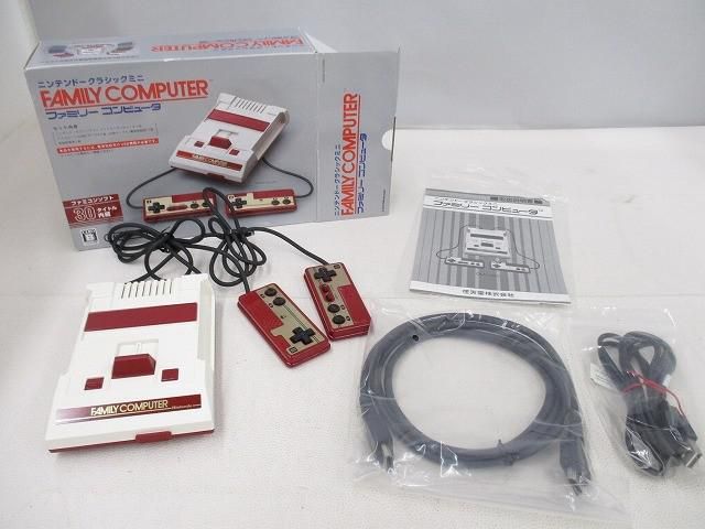 中古品 ゲーム ファミコン 本体 CLV-101 ニンテンドークラシック ミニ 動作品 箱・説・周辺機器付き