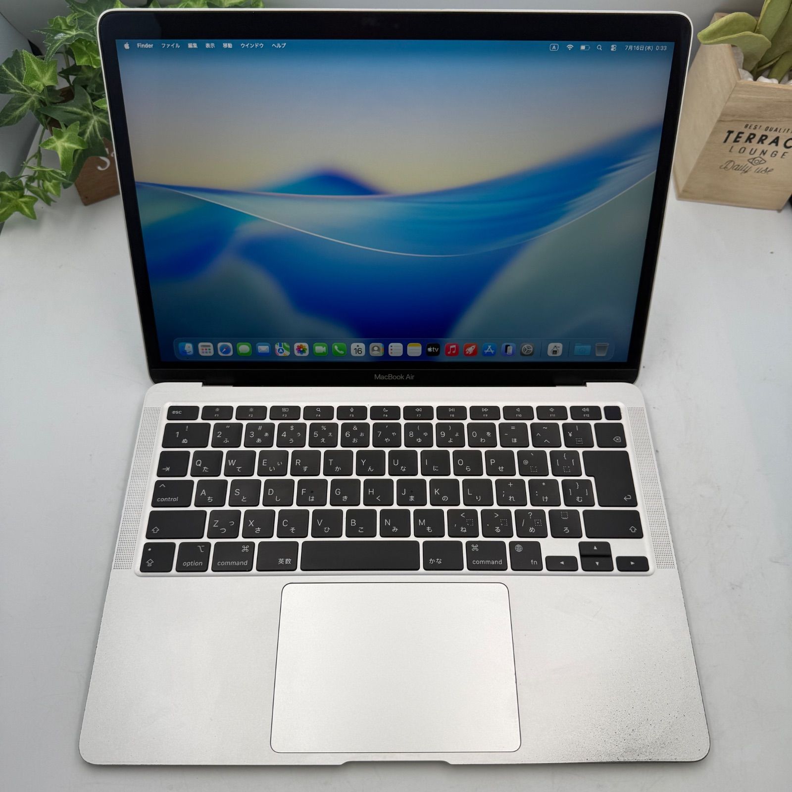 バッテリー100%】MacBook Air M1 16GB/256GB - メルカリ