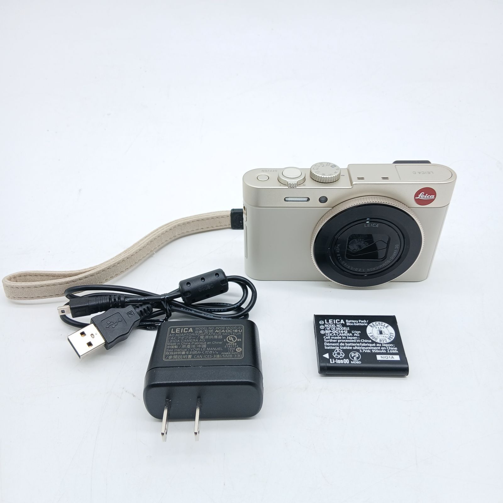 新品級 ★ Leica ライカC Typ 112 ライトゴールド デジタルカメラ 18485
