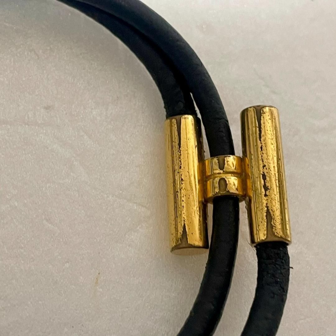 HERMES エルメス トゥルニス ブレスレット レザー ゴールド - メルカリ
