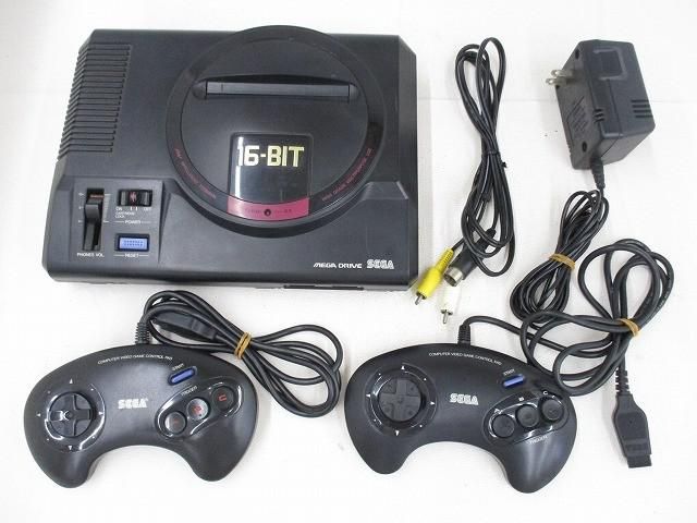 中古品 ゲーム セガ メガドライブ 本体 HAA-2510 動作品 本体のみ 周辺