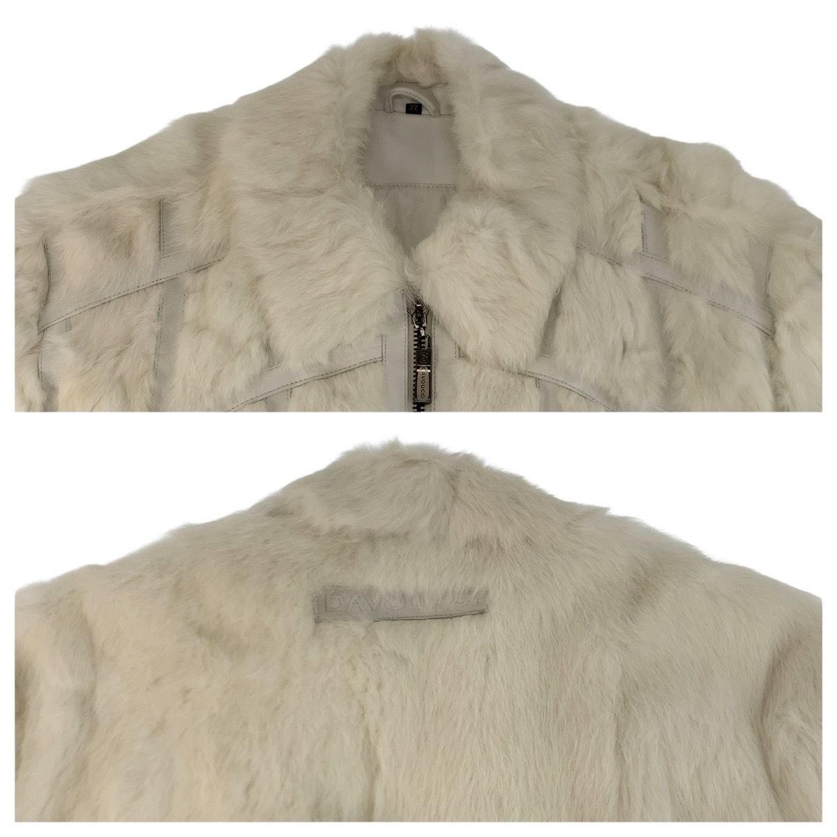 美品 DAVOUCCI ダボーチ サイズ2XL クリーム アイボリー ラビット